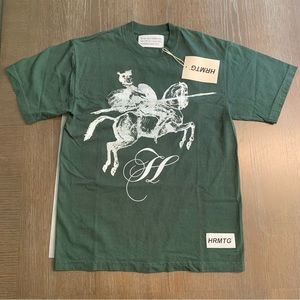 HRMTG x Jack B Wiese knight shirt Ivy green small